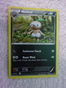Pokemon Karte Nuzleaf 72/122 Selten XY BREAK-POINT - Bild 1 von 2