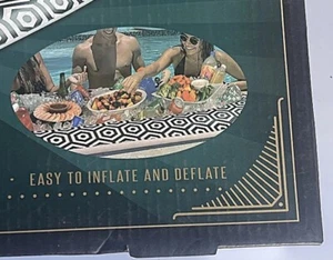 Schwimmend 49"" x 25,5"" Tischbar Servierbuffet Tablett Eis Getränk Halter Pool Party!! - Bild 1 von 3