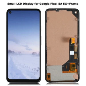 Small Size LCD Screen Display Touch Digitizer Frame Assembly For Google Pixel 5A - Picture 1 of 7
