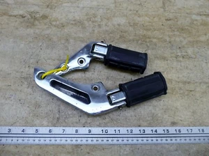 1984 Yamaha Virago XV700 Y286-1. front foot pegs and brackets mounts - Picture 1 of 9