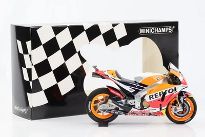 Bicicleta 1:12 Honda RC213V Repsol Team Dani Pedrosa MotoGP 2018 Minichamps - Imagen 1 de 3