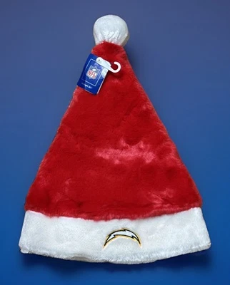Reebok NFL San Diego Chargers Santa Hat - Size L/XL - NEW - Image 1 of 2