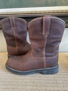 Ariat Boots Brown 10002385 Roper SOFT TOE Waterproof EH Sierra Men’s Size 9D - Picture 1 of 8