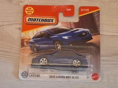 Matchbox Superfast Subaru WRX S4 dunkelblau OVP - Bild 1 von 2