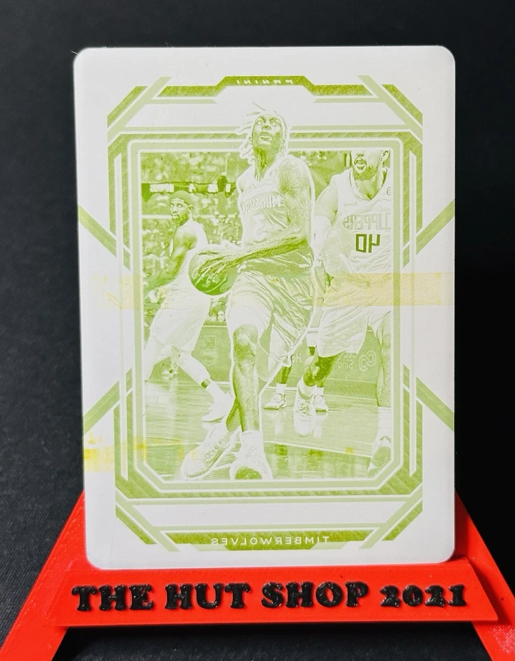 Jaden McDaniels 2022-23 Panini Prizm Printing Plate 1/1 #53 One of One SSP - Image 1 of 3