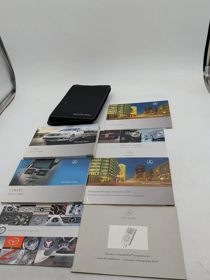 Mercedes-Benz Clase C C230 C300 C350 C63 AMG 2009 OEM conjunto manual del propietario comando Foto 1 de 4