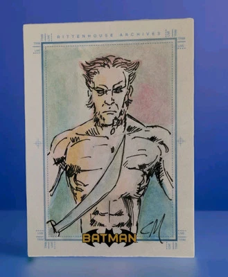 Batman Archives  Ra's al Ghul sketch card by C. Magno - Image 1 of 2