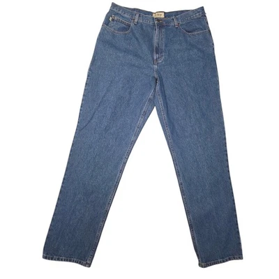 LL Bean Mens W38 L34 Natural Fit Straight Leg Jeans Medium Wash Denim Pants New - Image 1 of 4