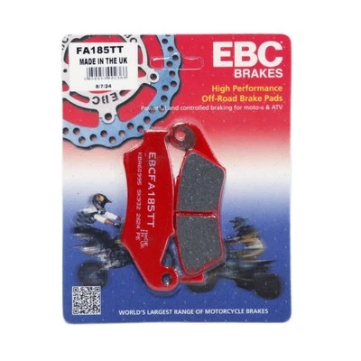 EBC Front FA185TT Enduro/MX Carbon TT Brake Pad Honda CRF 450 R 2002-2024 — 第 1/2 张图片