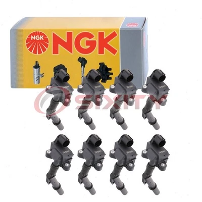 8 bobinas de encendido NGK para Mercedes-Benz SL550 2013-2019 4,7 L V8 bujía oy Foto 1 de 4