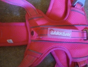 PINK Reflective BARKBAY Dog Harness XL W22441 Pre-owned/ NOT WORN EXTRA LARGE - Picture 1 of 10
