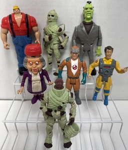 Vintage Kenner Real Ghostbusters Action Figures Lot Hard Hat Granny Frankenstein - Picture 1 of 8