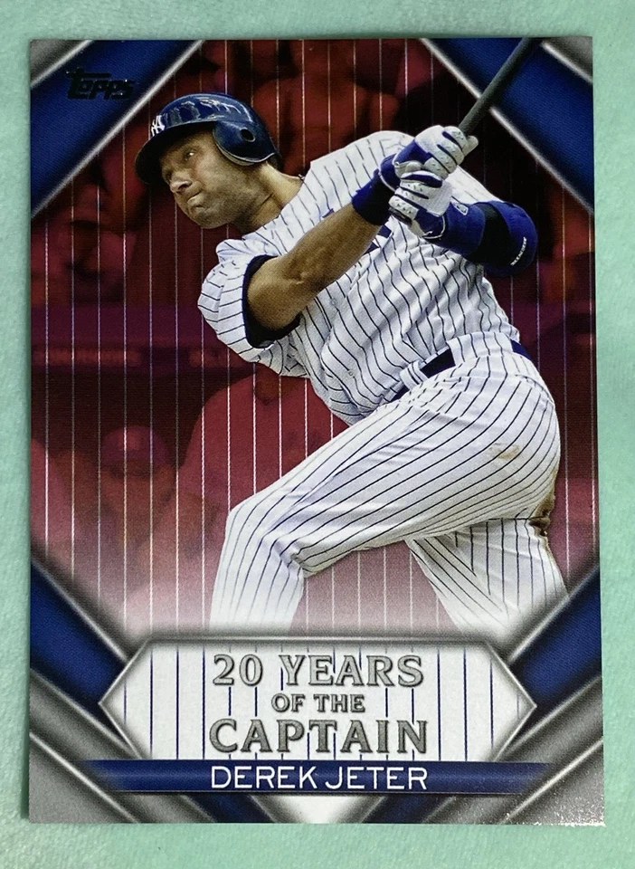 2020 Topps SSP🔥 Derek Jeter 💎 20 Years Of The Captain #8/10  Card # YOC-11 - Image 1 of 3