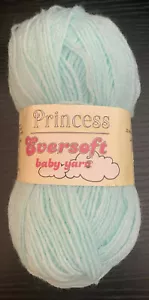 BaaWoolly Yarns : Vintage PRINCESS EVERSOFT BABY YARN. 1x50g. Green. Made in USA - Picture 1 of 5