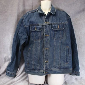 Men's Wrangler Rugged Wear Flannel Lined Jacket Denim Size XL RJK32AN - Bild 1 von 7