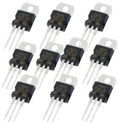 10 x LM7805 L7805 7805 IC Positive Voltage Regulator 5V 1.5A TO-220 USA - Image 1 of 4