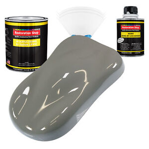 Restoration Shop Dove Gray Acrylic Enamel Quart Kit, Auto Paint