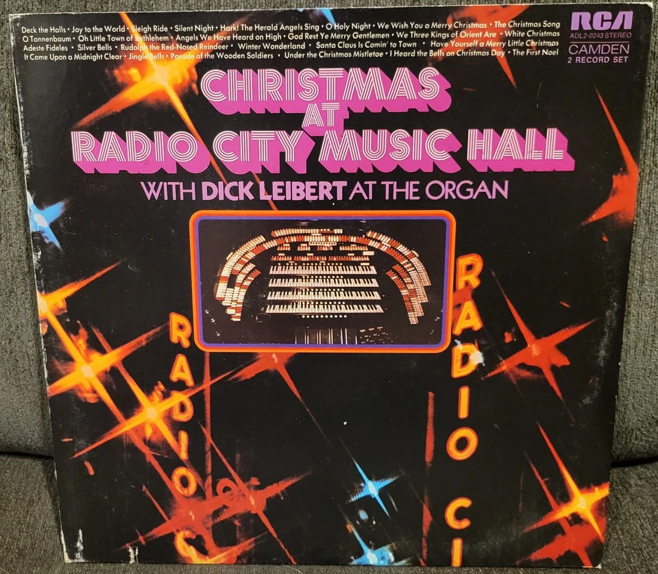 Dick Leibert Christmas at Radio City Music Hall 2LP   ORGAN New York Records  Foto 1 de 4