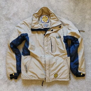 De Colección Planet Earth Chaqueta de Snowboard Prendas Exteriores Abrigo Beige Azul Para Hombre’s Med (Sin Capucha) - Imagen 1 de 9