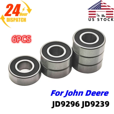 Spindle Rebuild Bearings For John Deere JD9296 JD9239 6PCS - Image 1 of 4