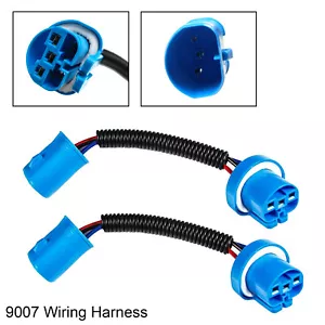 9004 9007 HB5 Wiring Harness Sockets Extension Cable For Headlights Fog Lights - Picture 1 of 6
