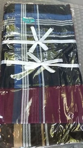 12 Men Handkerchiefs Hankies Hankerchiefs Cloths 13" by 14" Dozen - Picture 1 of 2