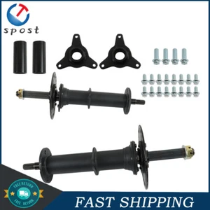 Passend für 6 Zoll und 7 Zoll Räder 40 Zoll Hinterachse Kit mit 3 Bolzen Nabe Neu US - Bild 1 von 10