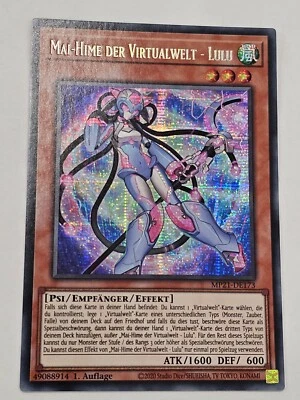 Virtual World Mai-Hime - Lulu●YUGIOH●MP21●SECRE RARE●GERMAN●1st EDITION●NM●BR082 - Image 1 of 2