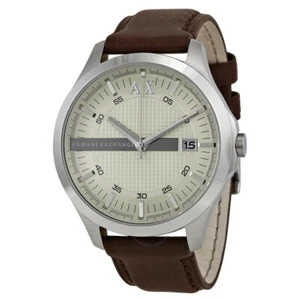 Reloj para hombre Armani Exchange AX2100 Whitman esfera 47 mm correa de cuero marrón nuevo en caja - Imagen 1 de 9
