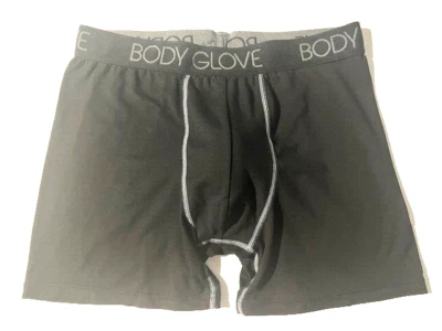 BODY GLOVE Men Black Microfiber Boxer Brief Underwear sz L Rare - Image 1 of 4
