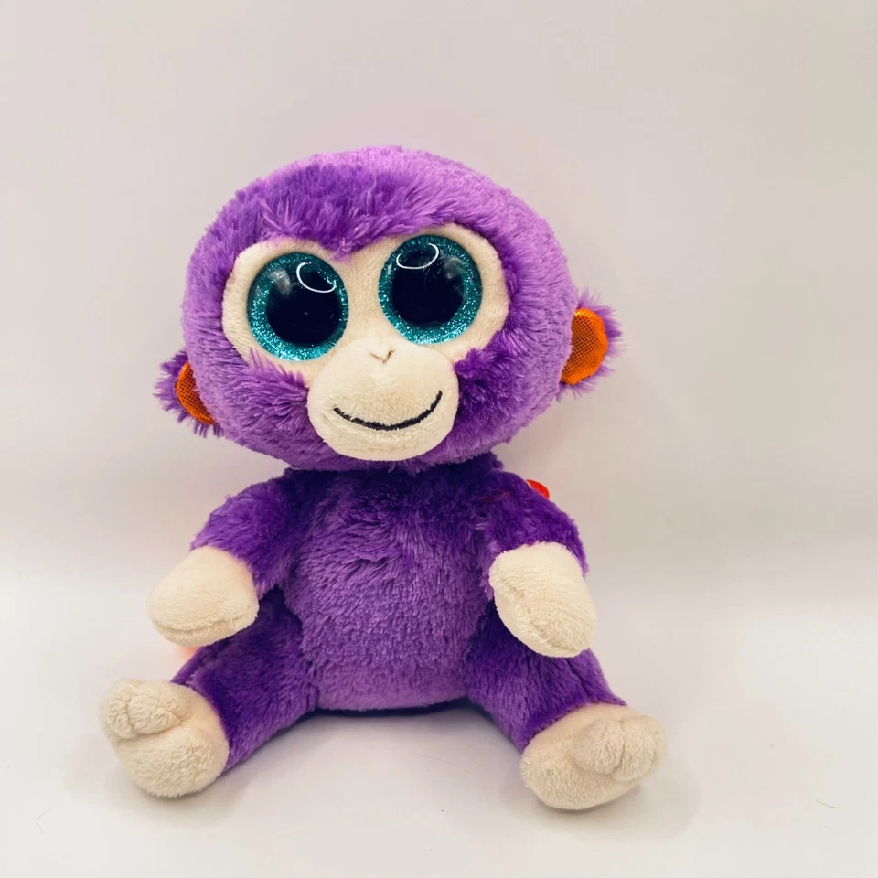 TY Beanie Boo Grapes the Monkey Regular Size Collectible Tag Attached - image 1 of 4