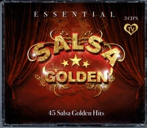 Essential Salsa Golden (3 CDS SET BOX) 45 Salsa Hits BRAND NEW SEALED CD - Foto 1 di 2