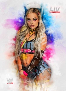 Liv Morgan #1 Art Card Limited 3/10 John Rudolph Grammys Only 10 Made - Picture 1 of 3