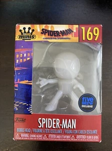 NIB Funko Minis Spider-Man Across Spiderverse CLEAR WHITE SPIDERMAN 169 RARE - Picture 1 of 4