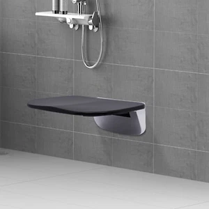 14" Folding Shower Seat Wall Mounted Bench Modern Bathroom Shower Stool 440lbs - Picture 1 of 24