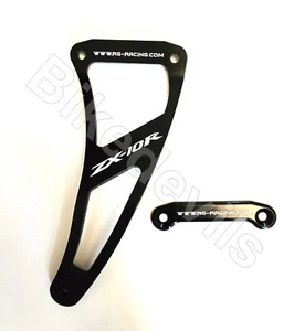 Kawasaki ZX10-R ZX10R 2011-2024 R&G exhaust hanger & footrest blanking plate - Picture 1 of 11