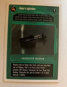 Vader's Lightsaber | Star Wars CCG Rare DS Singles | SWCCG | Mint WB - Picture 1 of 2