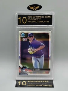 2018 Bowman Chrome Prospects Blue Jays BO BICHETTE #BCP199 rookie RC mint LRG 10 - Picture 1 of 2