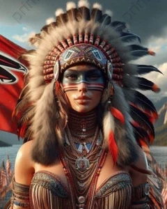 Native American Girl Model Photo Risque 8x10 Art Print C11012 - Picture 1 of 1