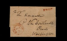 John comegys Carta Monumento Washington Loteria Baltimore Pierre Van cortandt