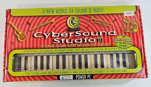 Vintage Cybersound MIDI Musical Keyboard 37 key CD 1 Cable Mac Power PC - Picture 1 of 15