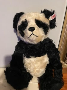 Steiff Panda Growler Bear UK & IRELAND exclusive 66101 Ltd Edt No 149/2000 COA - Picture 1 of 7