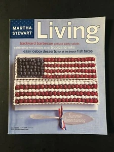 Martha Stewart Living Magazine July 2002 Backyard Barbecue Potluck Salads - Picture 1 of 2