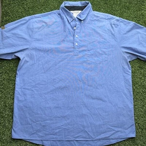 Waffle House Employee Polo Adult 2XL XXL Blue Uniform Short Sleeve - Picture 1 of 8
