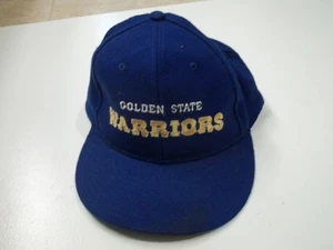 Vintage 90s Golden State Warriors NBA Script Starter 100% Wool Snapback Hat Cap - Picture 1 of 7