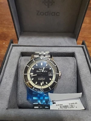 [Authorized Dealer] Zodiac Super Sea Wolf 53 Compression Auto SS Watch ZO9286 - Image 1 of 4