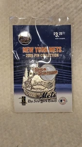Prendedor de recuerdo de colección New York Mets Shea Stadium 2005 New York Times nuevo sellado - Imagen 1 de 2