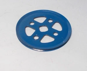 Meccano original Pulley 50mm dia without boss (blue) part 20c - Picture 1 of 1