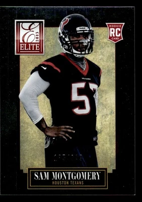 2013 Panini Elite #184 Sam Montgomery Rookie SP #d /999! TEXANS - Image 1 of 2