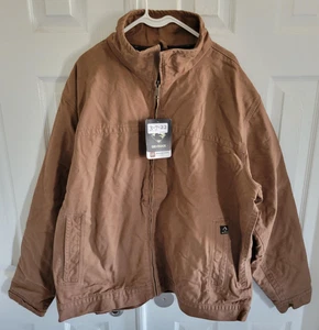 Dri-Duck Men's Size 2XL Adult Maverick Canvas Flannel-Lined Work Jacket - Picture 1 of 15